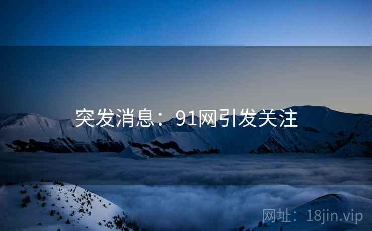突发消息:91网引发关注  第1张 突发消息:91网引发关注  第1张