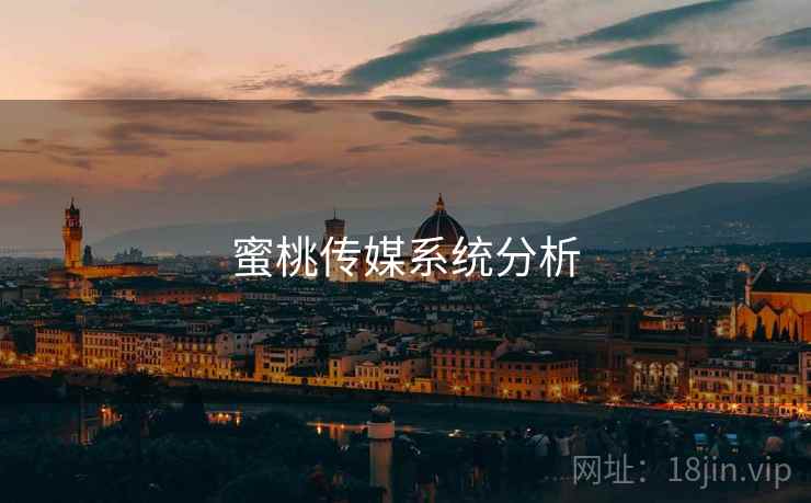 蜜桃传媒系统分析