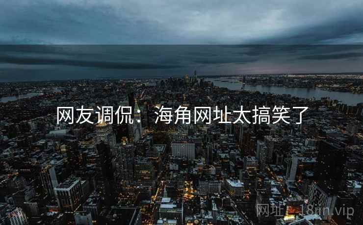 网友调侃：海角网址太搞笑了