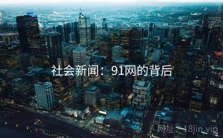 社会新闻:91网的背后 社会新闻:91网的背后